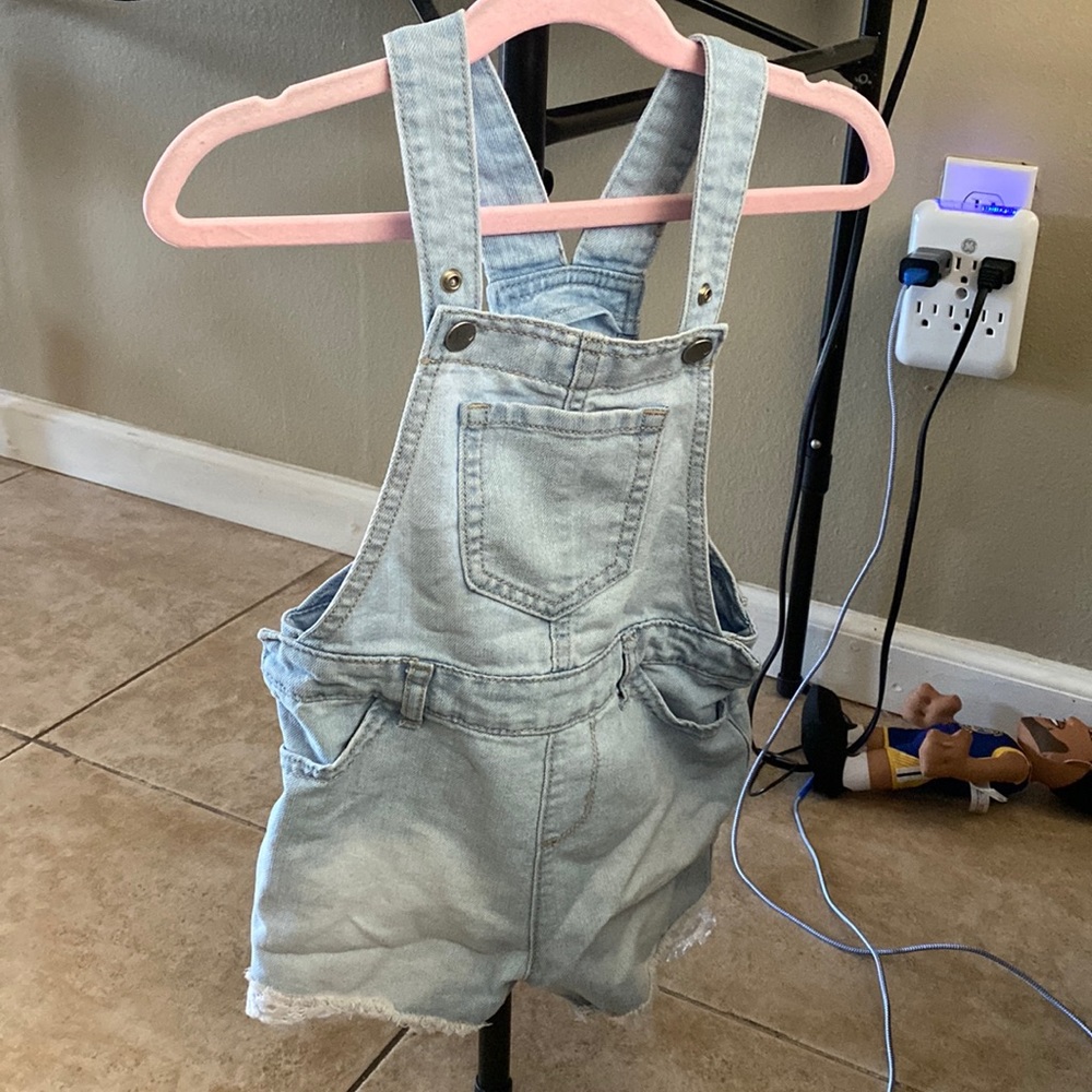 Girls short jeans jumper